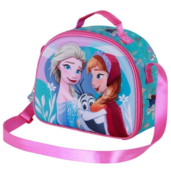Sac Repas 3D - Disney La Reine des Neiges 2 (Frozen) Family - Bleu - Taille Unique