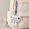 Kawaii Simulated Air Conditioner Plush Toy Keychain Soft Stuffed Home Appliance Doll Pendant For Bag Decor