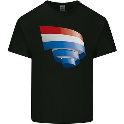 Curled Netherlands Flag Holland Dutch Day Football Mens Light Cotton T-Shirt Unisex T-Shirt