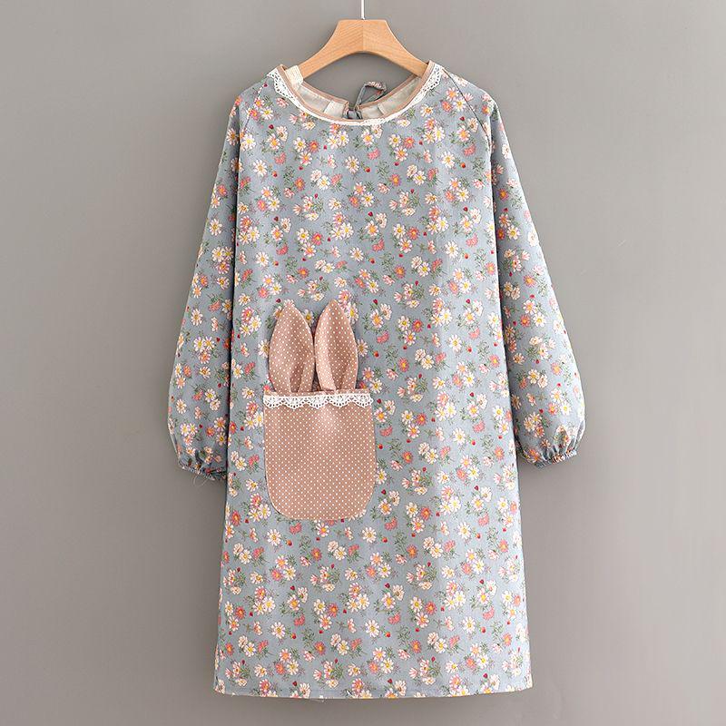 Fashionable Plus Size Oil-Proof Stain-Resistant Full Coverage Kitchen Apron