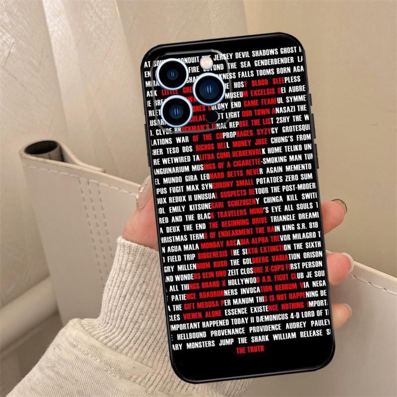 The X Files TV Series Phone Case For iPhone 17 16 15 14 13 12 11 Pro Max mini 15 16 Plus 16e 17 Air Cover Coque