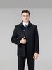 Men's Mid-Length Cashmere Coat with 90% Duck Down Liner, Detachable, Warm Woolen for Autumn/Winter