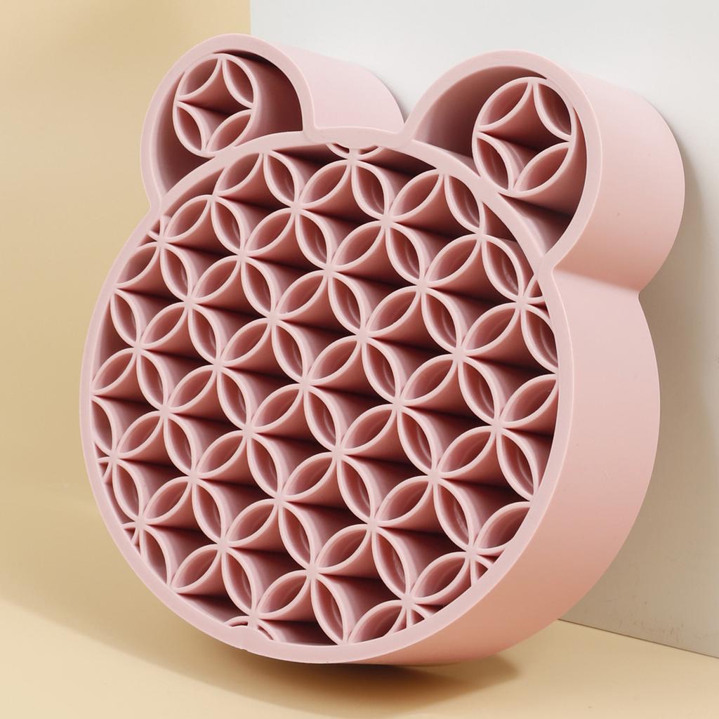 Silikon Nagelbürste Make-up Pinsel Ausstellungsständer Regal Aufbewahrungskoffer Trockengestell Bürstenhalter Make UP Halter Organizer