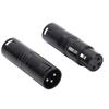 1 Pair 3 Pin XLR Adapter 1 Male to Male 1 Male to Female Connector Balanced Sound Coupler for Microphone Amplifier Mixer