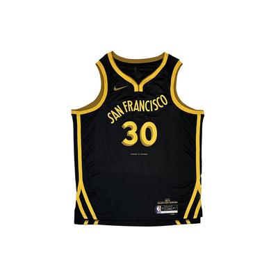 Curry 23-24 Season NBA Warriors City Edition Jersey SW Fan Version Basketball Tank Men Jerseys Black DX8502-011