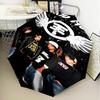 Tokio Band Portrait With Caps Umbrella Folding Umbrella, Automatic Umbrella 8-Frame for Travel, Camping Use Gift for Halloween Christmas