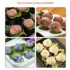 Meatball Maker Stainless Steel Meatball Mold for Easy Homemade Meatballs, Salad Balls, Sandwich Perfect for Family Cooking