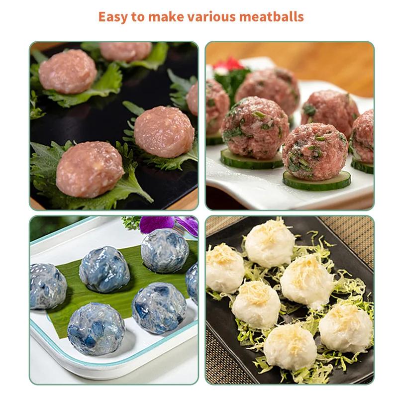 Meatball Maker Stainless Steel Meatball Mold for Easy Homemade Meatballs, Salad Balls, Sandwich Perfect for Family Cooking