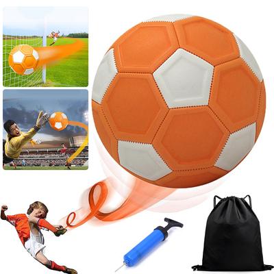 Sport Curve Swerve Pallone da calcio Divertente giocattolo da calcio Kicker Ball Palla da calcio curva ad alta visibilità per bambini Gioco da esterno e interno