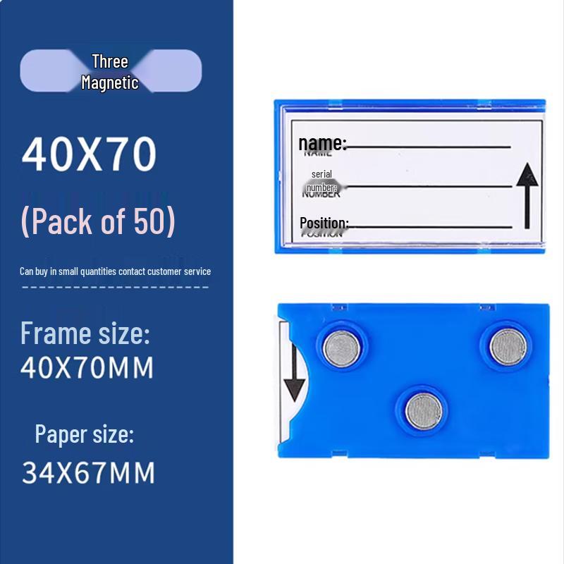 Strong Magnetic Warehouse Shelf Labels