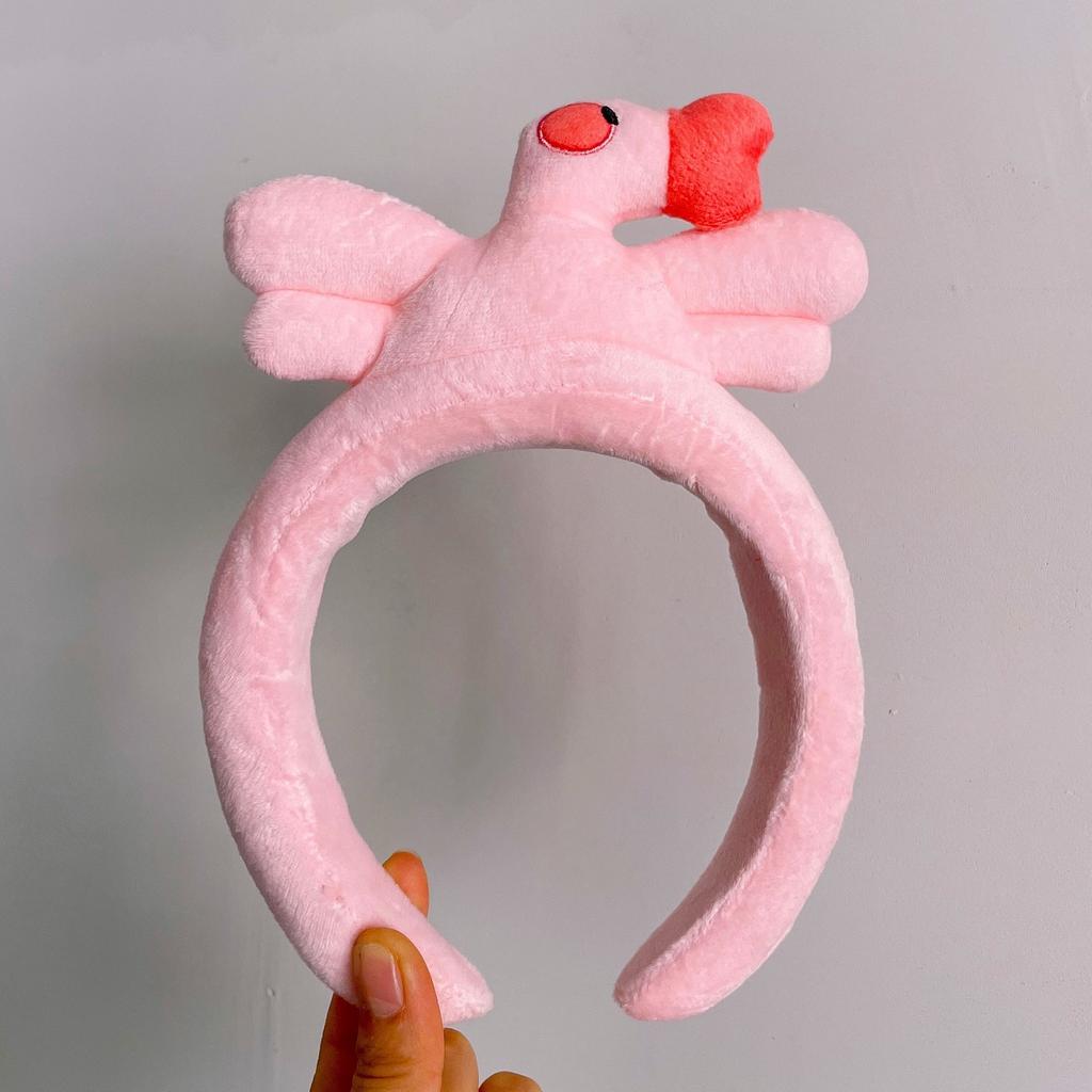 Anime Super Cute Crab Headband New Dinosaur Design Hairband Hair Clip Accessory for Women and Men Funny Cartoon Style