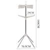 Retractable Drying Rack with Clip Folding Portable Space Saving Clothes Horse Floor Balcony Clothes Hanger Home Storage Rack