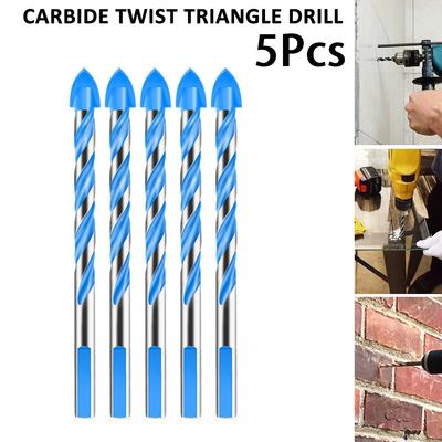 Design Elegante Conjunto de 5 Brocas Triangulares de Carboneto Ótimo Para Profissionais Manuseando Materiais Resistentes Como Granito