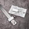 Dual-System Steel Scribing Ruler: Metric & Imperial Mobile Slider for Woodworking