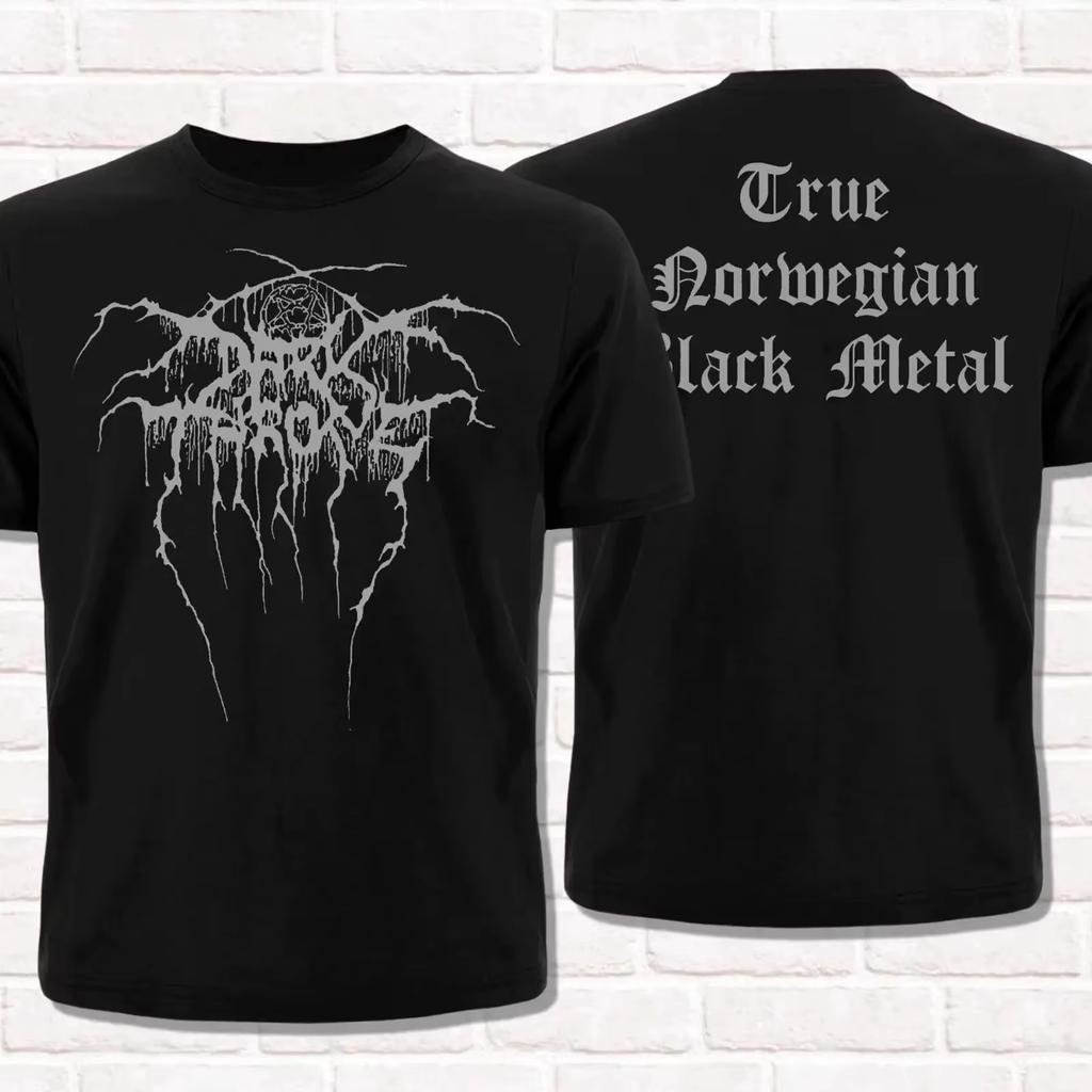 A Blaze in The Northern Sky T-shirt Banda DARKTHRONE Cotone Grafica Unisex Unisex Estiva Streetwear Vintage Black Metal Nordico
