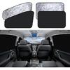 ZATOOTO Side Window Sun Shade - 4 Pack Car Window Covers 99% UV Light Block Car Curta Magnetic Side Window Sun Shade Keeps Cooler For Breastfeeding,