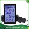 UART2 M5 24V 36V 48V Barevný displej pro elektrické kolo E-skútr LCD panel s USB UART Pro díly horských elektrických kol (6PIN)