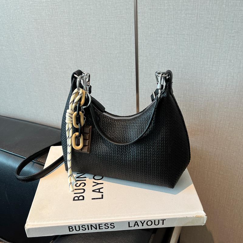 Premium bag women's new fashion versatile shoulder underarm bag Maillard crossbody dumpling bag