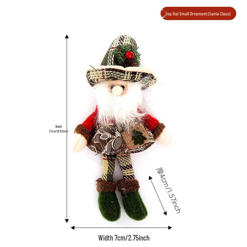 Elegant Cross-border Christmas Gnome Doll Gift - Long-legged Rudolph Ornament