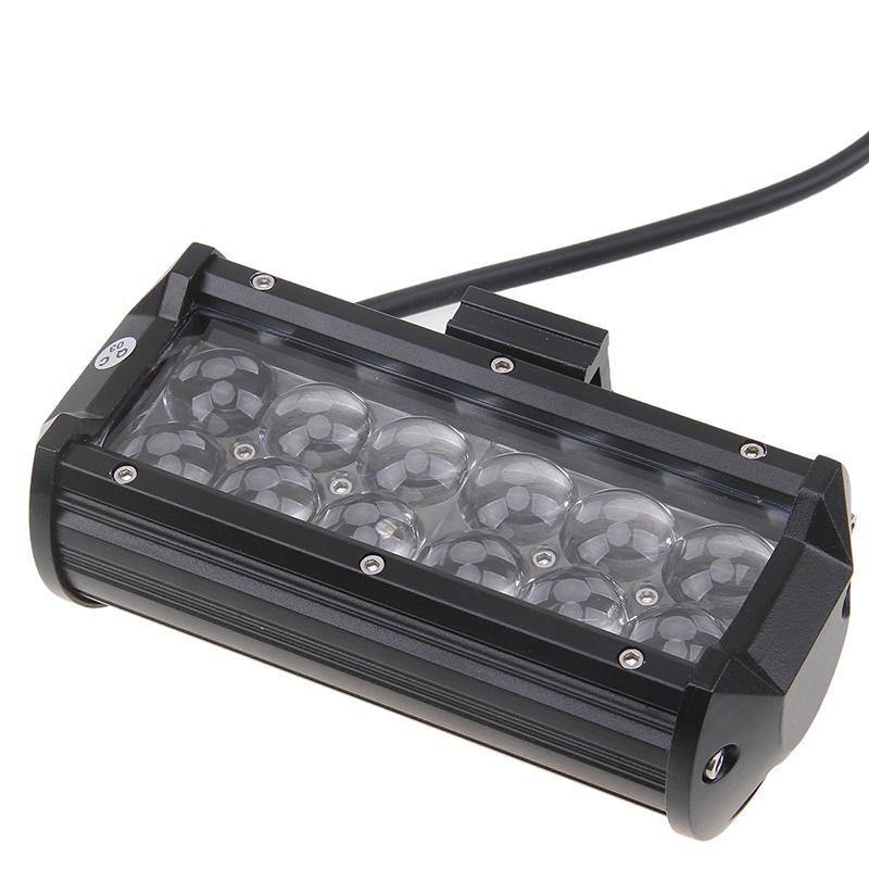 LED Work Light Bar with LED Chip Spot Flood Beam for ATV Automobile Motocycle 12V 24V Light Bar