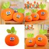Mojo Carrot Plush Toy With Short Pile Fabric Cute Cartoon Cushion For Gift And Home Decor