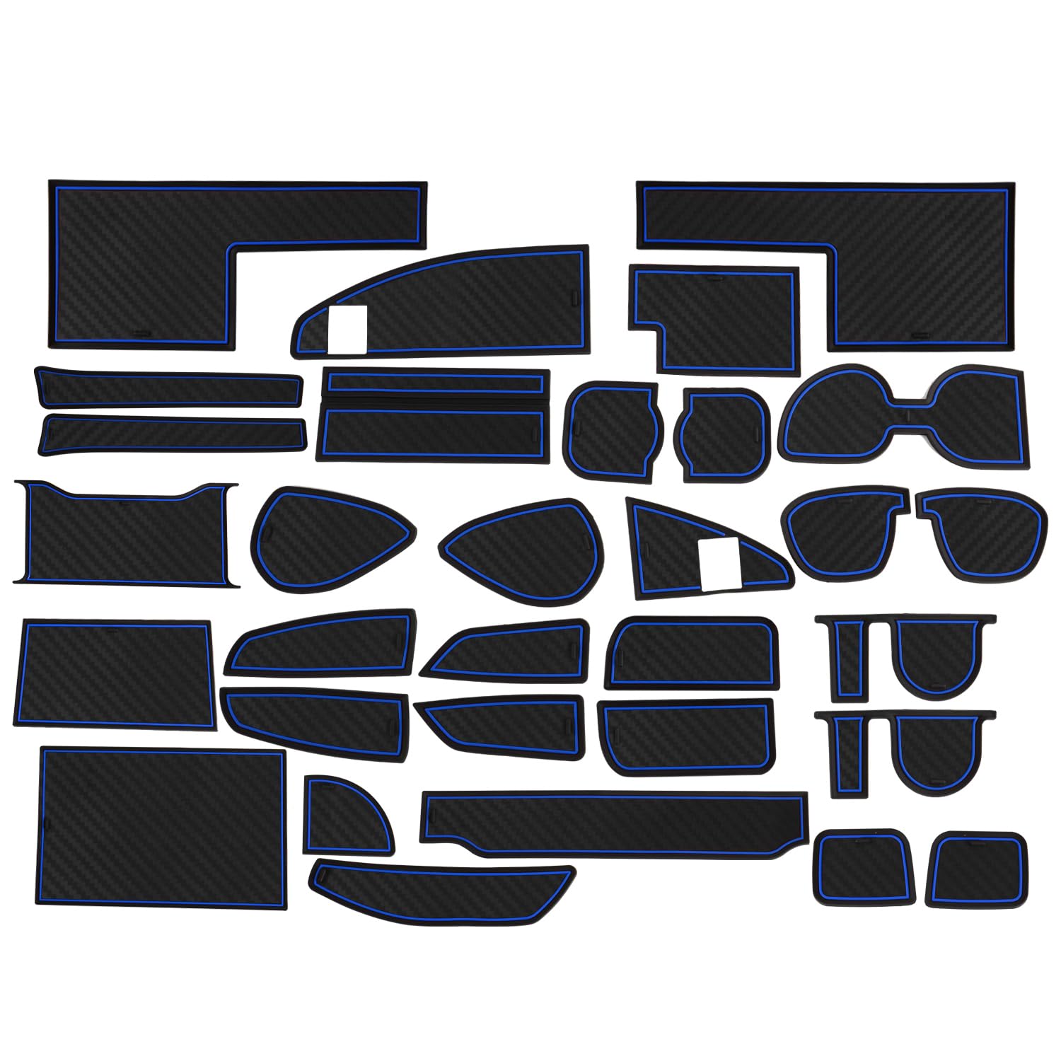 

от BLUESEATE C Новый Toyota 40 Alphard Резиновый коврик ALPHARD 40 Июнь 2023 Текущая модель Специальный дизайн Карман двери Предотвращение шума Детали интерьера