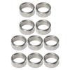 Juego de 10 espaciadores de arandela de 15 mm de diámetro exterior y 12 mm de diámetro interior de acero inoxidable, accesorios de hardware, kit 351500150060
