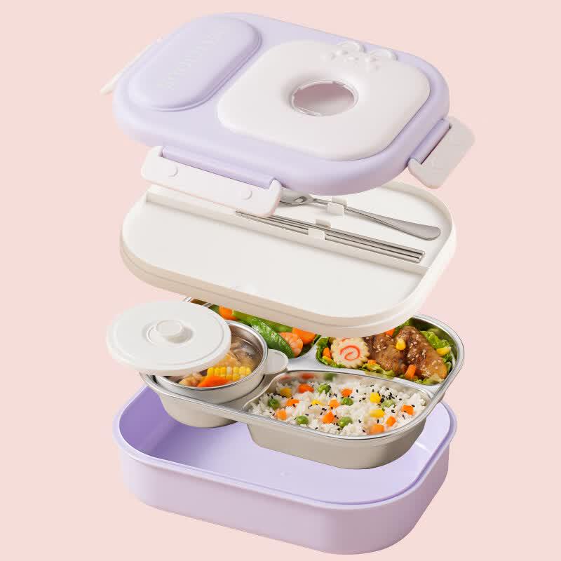 Cute Cat 304 Stainless Steel Bento Lunch Box