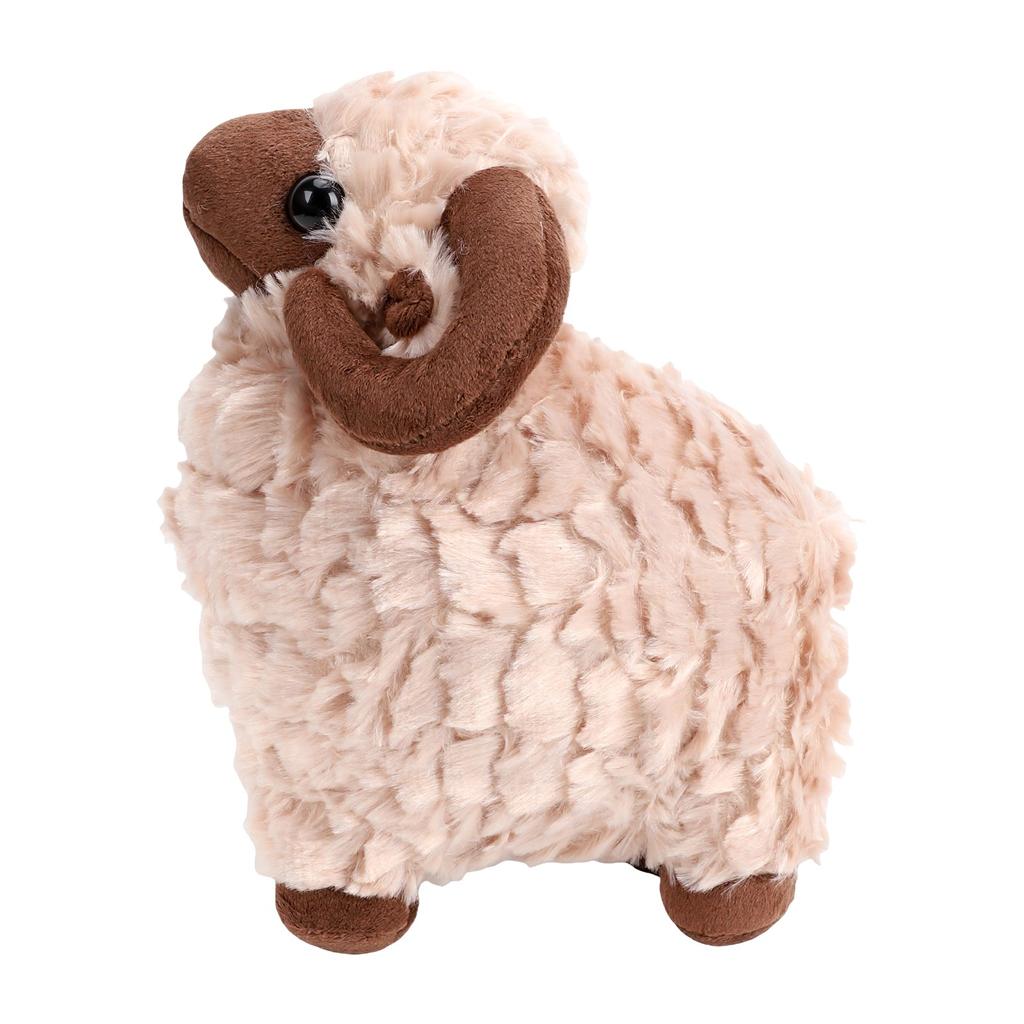 25 cm Schaf Plüschtier Weiche PP-Baumwolle Flauschiges Schaf-Plüschtier Schlafzimmerdekoration Geburtstagsgeschenk für Kinder