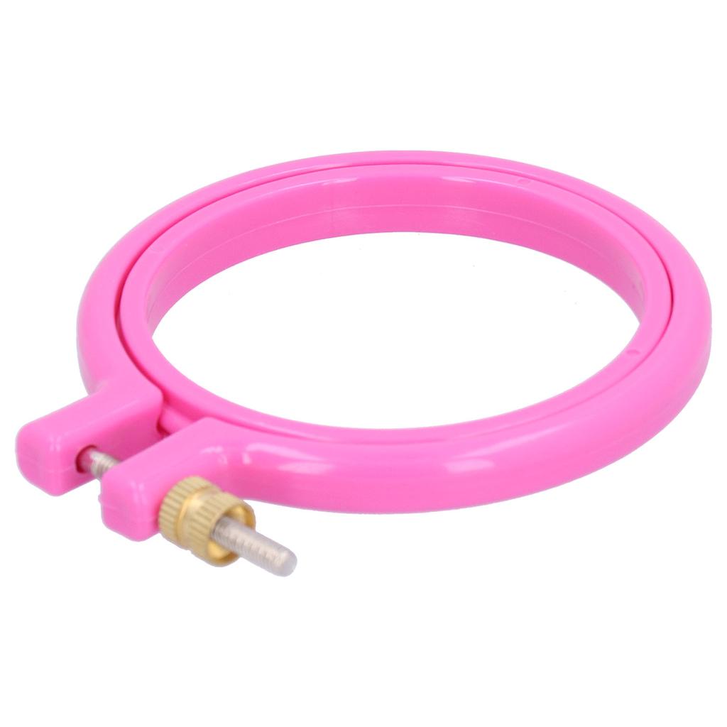 Kreuzstich Stickerei Kreis Kunststoff Bunter Reifen Ring für DIY Kunsthandwerk Nähen3in