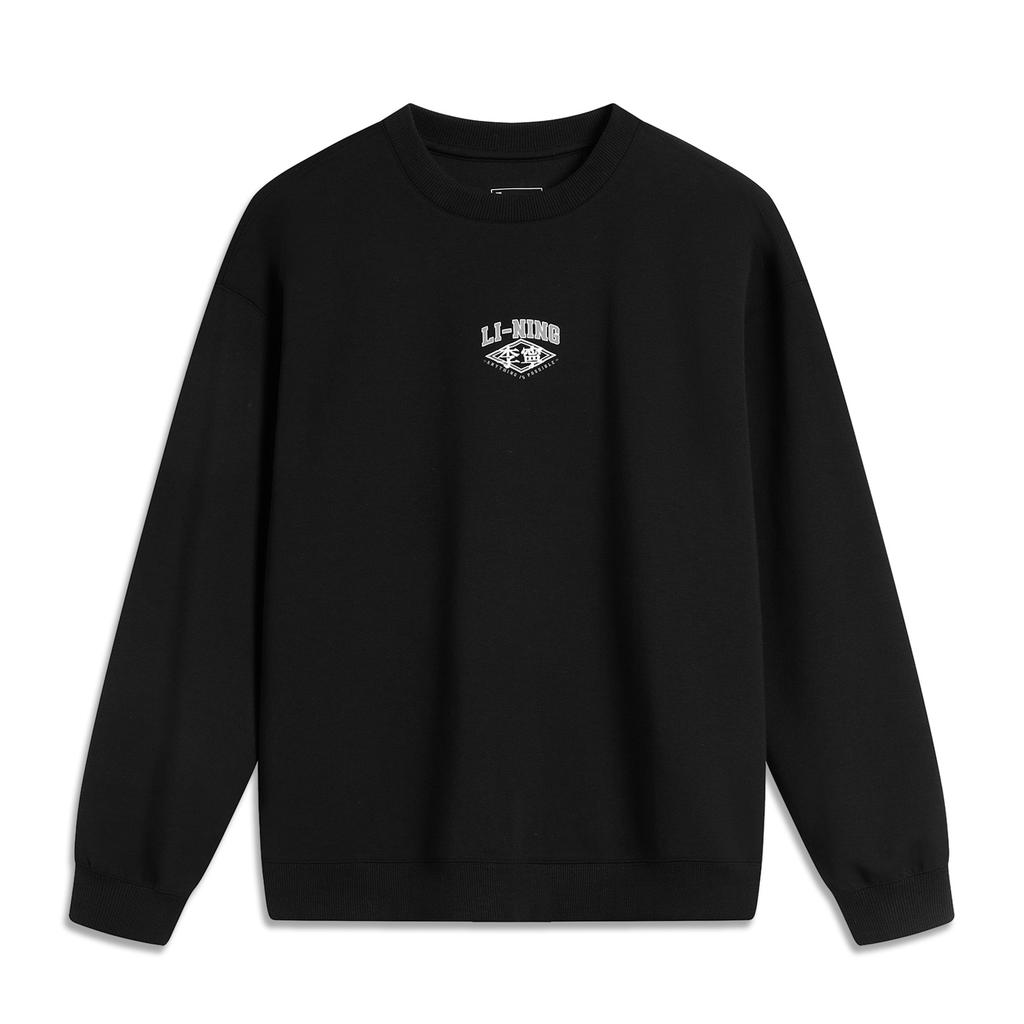 Li Ning Sports Life Collection Sweatshirt Men's Black AWDU609-3