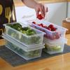Plastic Square Refrigerator Organizer Storage Containers Preservative Box Food Organizer Boxes