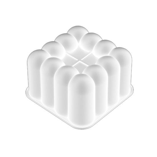Silicone Mousse Cake Mold Food-Grade Baking Pan for Cheesecake Pastry Candle Non-Stick Easy-Release Heat-Resistant Reusable DIY Baking Essential