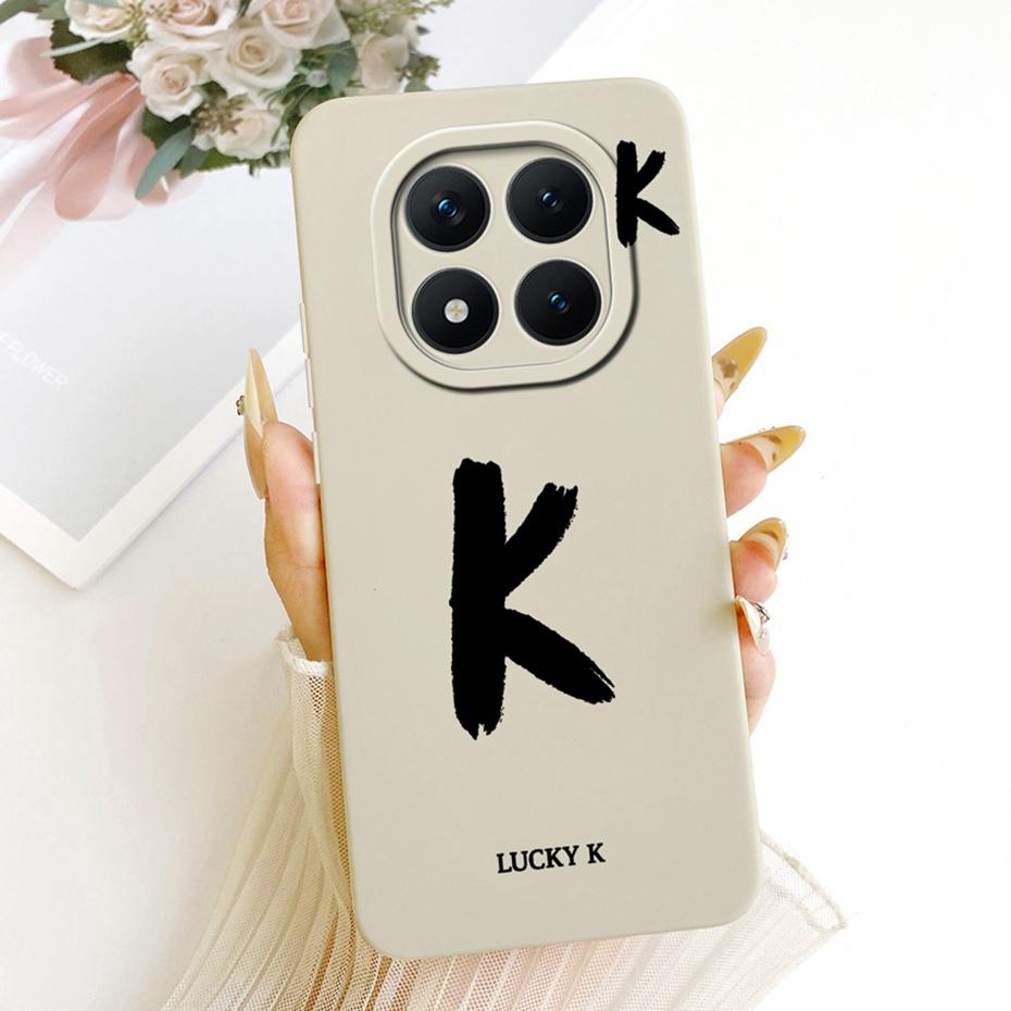 New Fashion Letter Phone Case For Xiaomi Redmi Note 15 Pro Plus Soft Silicone Cases For Redmi Note 15 Pro 5G 15Pro+ Cover Bumper