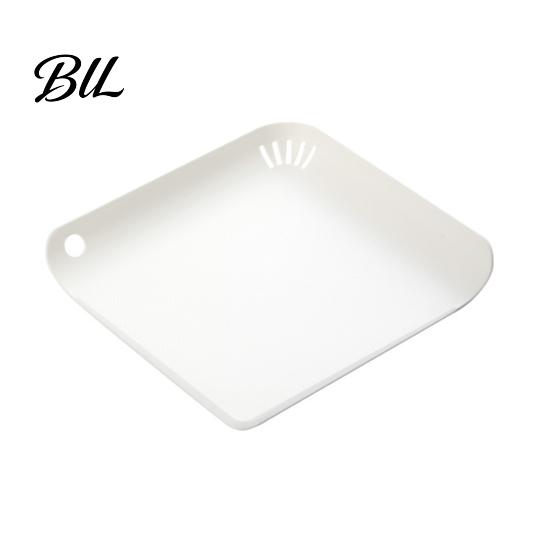 Anti-spill Chopping Board Plastic with Carved Edges, Food Grade Fruits Vegetables Lightweight Meat Cutting Board, Non-slip Prep for Kitchen 1pc