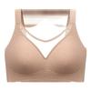 Popular seamless large-size underwear without steel ring gathering jelly glue anti-sagging side bra