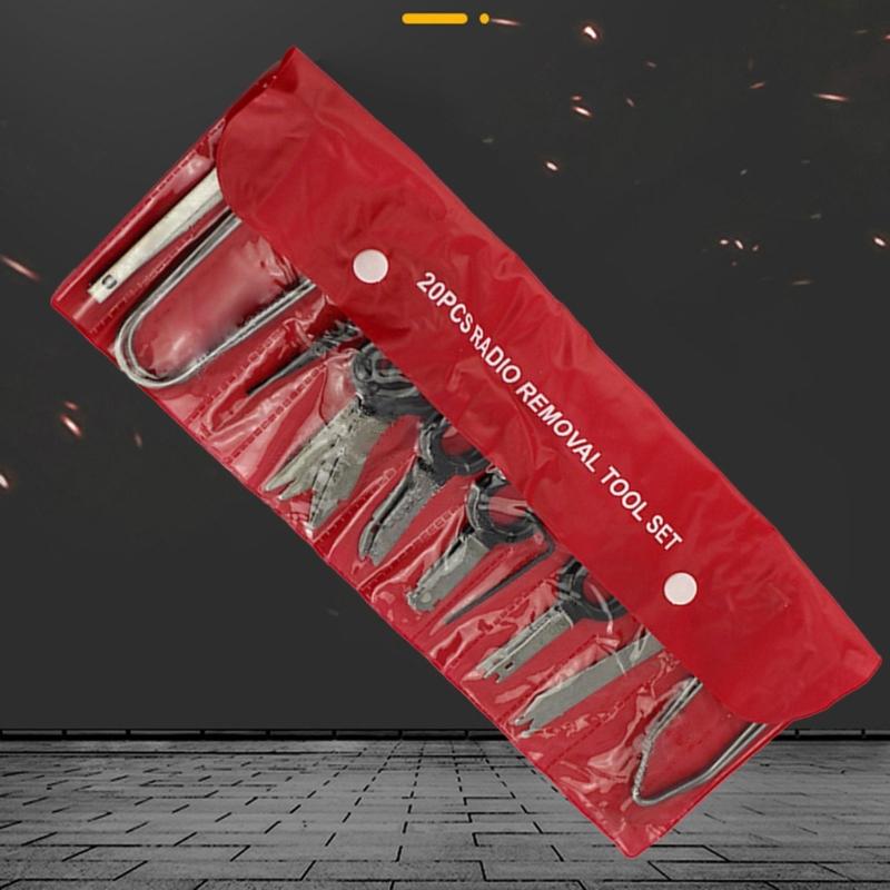 20 Pcs Practical Car Speaker Disassembly Tool Set Automobile Stereo Removal Radio Keys Remove Tools Repair Modification