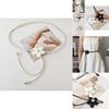 Elegant Floral Patterned Pu Leather Waist Belt For Women Soft And Versatile Fashion Accessory