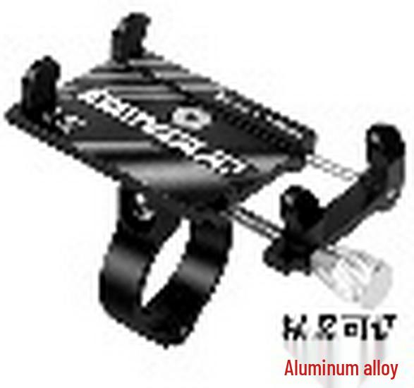 Aluminum Alloy Bicycle & Motorcycle Mobile Phone Holder - Multifunctional Navigation Mount