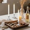 Premium-Home Decor For Weddings, Vintage Silver Candlestick Holders Set(6PCS), Taper Candles Holders For Elegant Table Centerpie