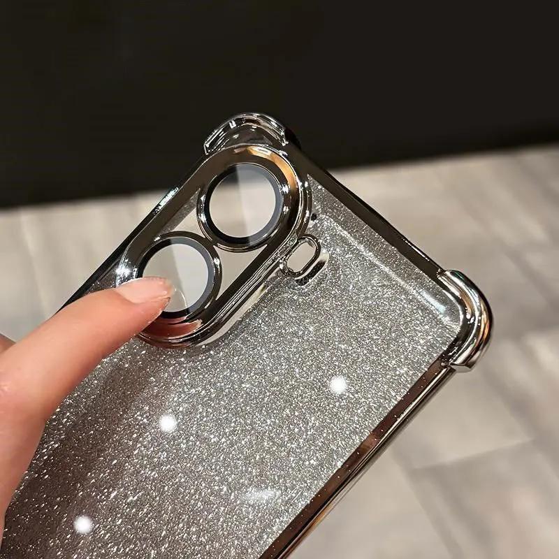 Poco X7 Pro 5G  Glitter Silicone Case For Xiaomi PocoX7 Pro X7Pro Redmi Note14 4G 5G Shockproof Back Cover Case Pocox7pro