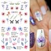 Water Nail Stickers Flowers Design Decals Summer Floral Petals Charming Art Decoration Sliders DIY Manicure Accessories Tool