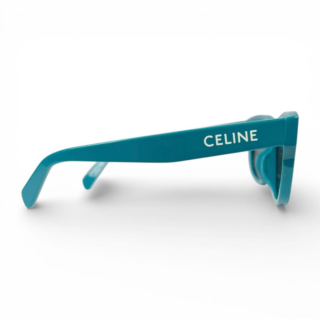 Great CELINE sunglasses MONO CHROMES Square Wellington shape Women CL40249U Used