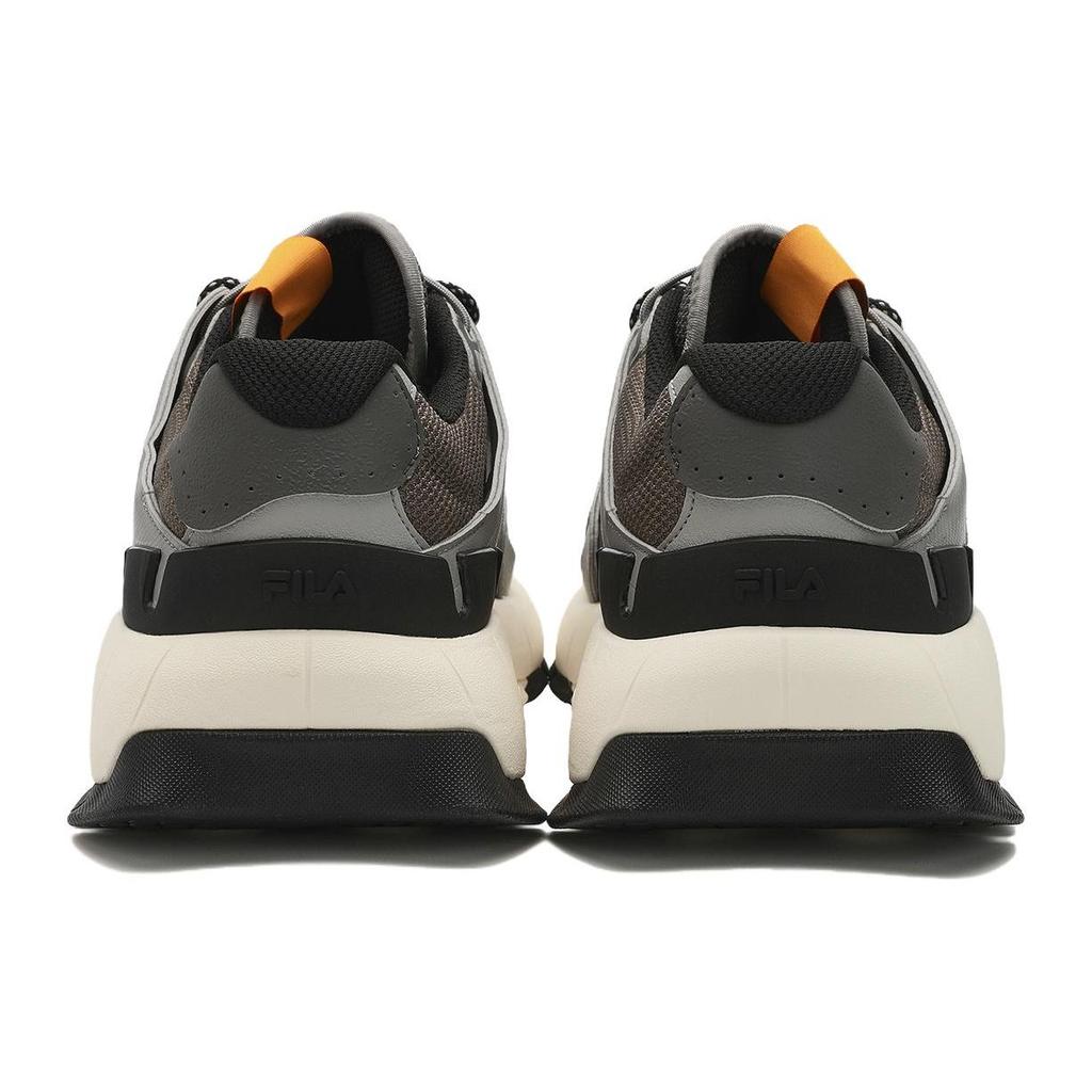 Fila Insetto Fabric Synthetic Leather TPU Comfortable Versatile Trendy Low-Top Casual Shoes Men Sneakers Black Gray White F12M341106FBE