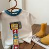 Kids Cotton Short Sleeve T Shirt with Cartoon Print for Boys and Girls Summer Wear