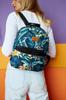 Patterned, urban women's backpack - Rovicky