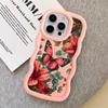Cute Butterfly Case for iPhone 16 Pro Max 17 Air 8 11 12 13 14 XR 15 Plus Soft Phone Cover