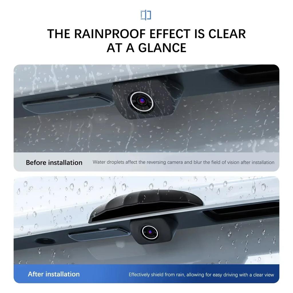 Durable Car Rear Camera HD Reversing Rain Cover Silicone Weatherproof Rainproof Protection For Autos Supplies Accessories Camera