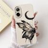 For Realme C67 4G RMX3890 Back Cover Realme C67 5G Case Girly Flower Butterfly Fashion Funda Soft Liquid Silicone Bumper Etui