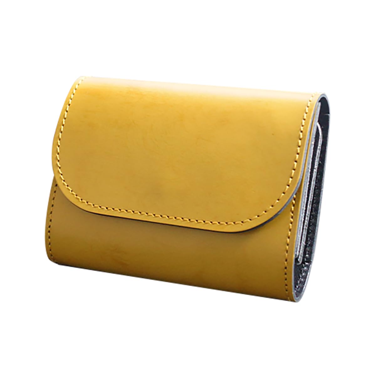 

Кошелек Kotocal Mini из натуральной кожи Gion, маленький кошелек с небьющимися купюрами для мужчин, коричневый, желтый, янтарный, коричневый, желтый [COTOCUL] (амбра) янтарь